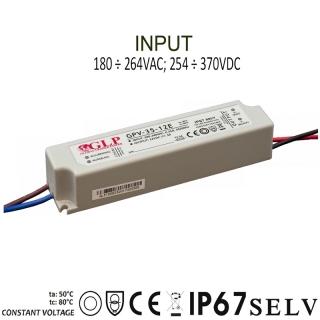 Napájecí led zdroj 35W 24V IP67